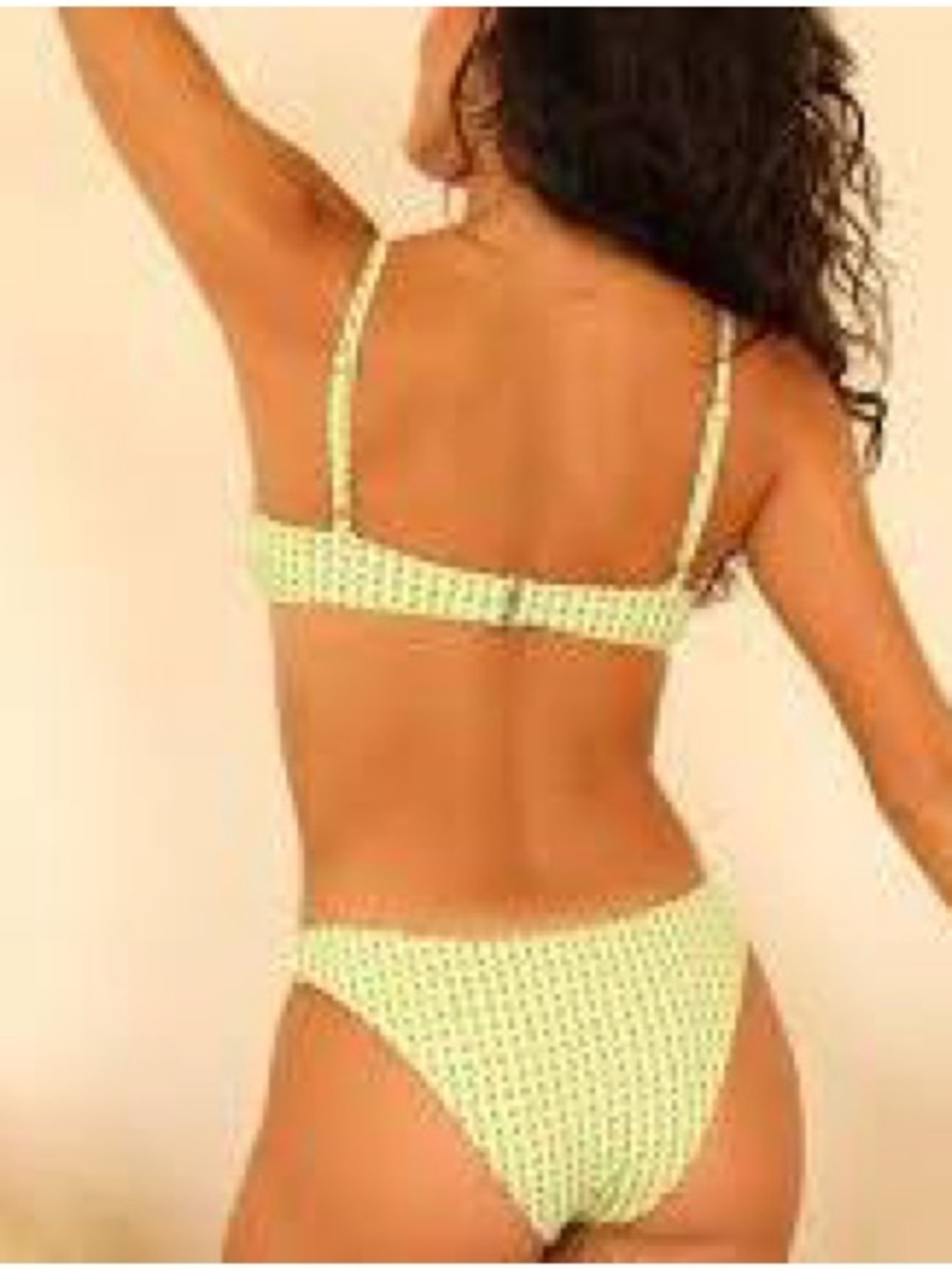 Dippin Daisys Green Gingham Bikini Set - Picture 2 of 6